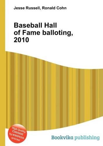 Baseball Hall of Fame Balloting, 2010