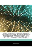 Articles on People from Rheinisch-Bergischer Kreis, Including