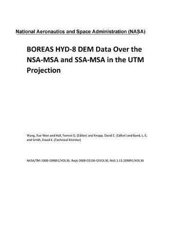Boreas Hyd-8 Dem Data Over the Nsa-MSA and Ssa-MSA in the Utm Projection