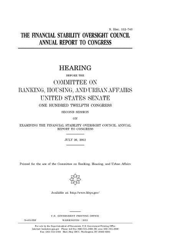 The Financial Stability Oversight Council Annual Report to Congress