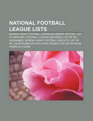 National Football League Lists