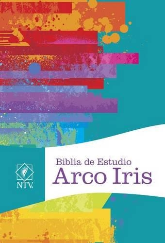 NTV Biblia de Estudio Arco Iris, multicolor tapa dura