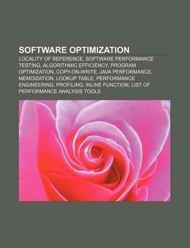 Software Optimization