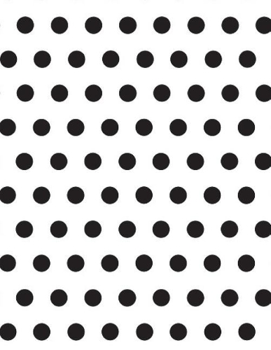 Black and White Spots Notebook Large Size 8.5