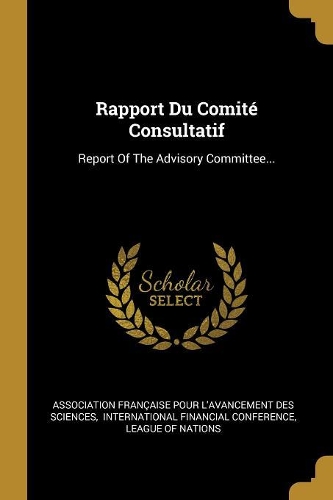 Rapport Du Comité Consultatif