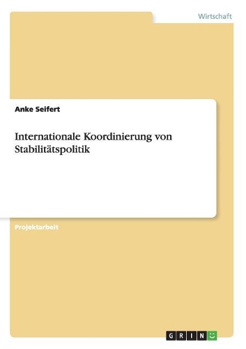 Internationale Koordinierung von Stabilitätspolitik