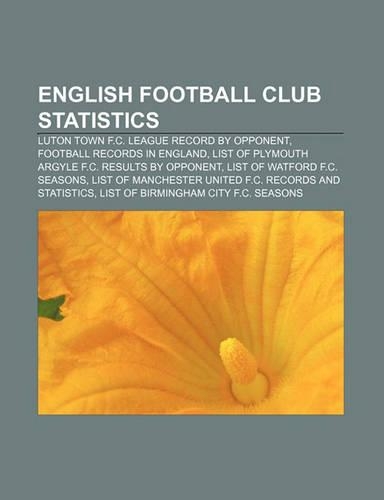 English Football Club Statistics