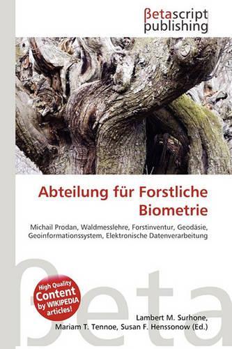 Abteilung Fr Forstliche Biometrie