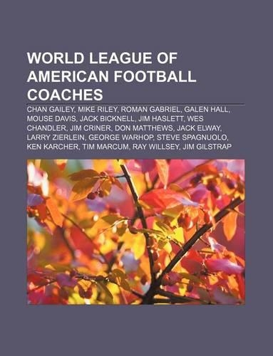 World League of American Football Coaches