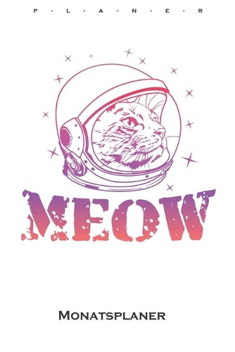 Astronautenkatze Monatsplaner