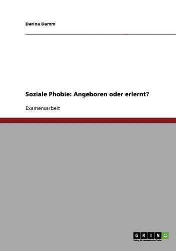 Soziale Phobie