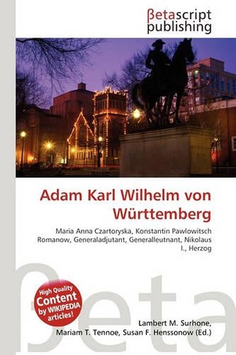 Adam Karl Wilhelm Von Wurttemberg