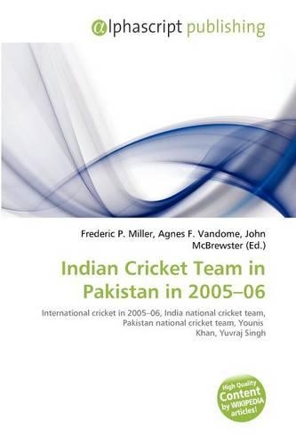 Indian Cricket Team in Pakistan in 2005-06