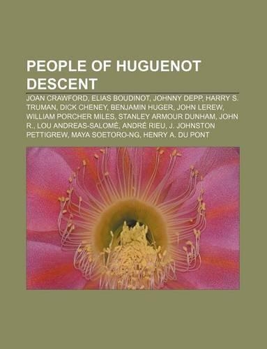 People of Huguenot Descent