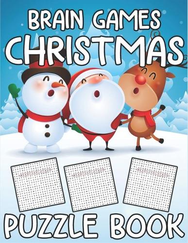 Brain Games Christmas Word Search: 8.5" x 11" Large Print - Fun Puzzlers Large Print Word Search Books for Kids