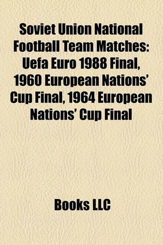 Soviet Union National Football Team Matches