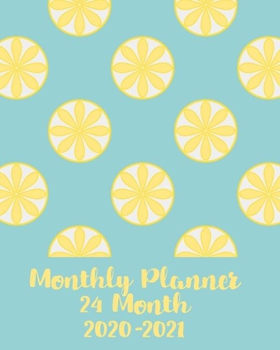 Monthly Planner, 24 Month, 2020-2021