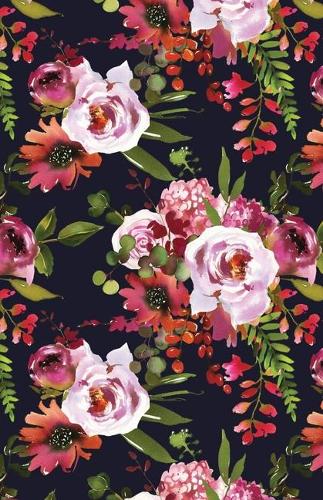 Bullet Journaling Notebook Pink Roses Peony Floral: 5mm Dotted Grid with Index and Numbered Pages