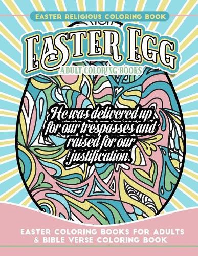 Easter Religious Coloring Book Easter Egg Adult Coloring Books
