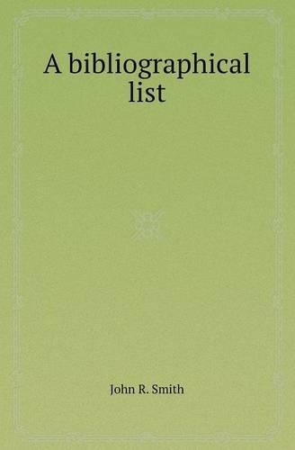 A Bibliographical List