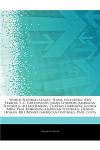 Articles on World Football League Teams, Including