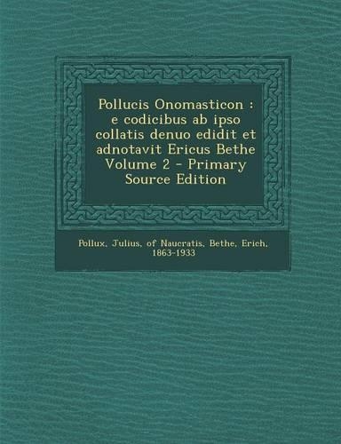 Pollucis Onomasticon