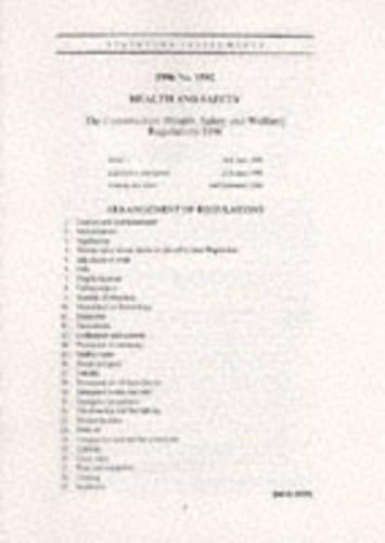 The Construction (Health, Safety and Welfare) Regulations 1996