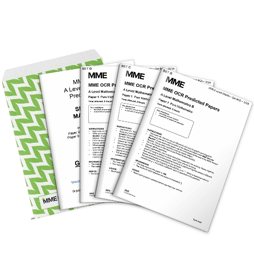 A Level Maths Predicted Papers 2023 - OCR - 3 Pack