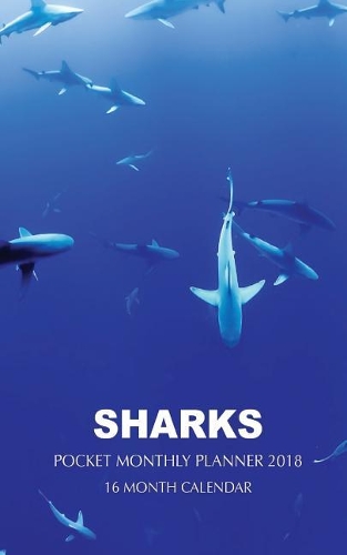 Sharks Pocket Monthly Planner 2018