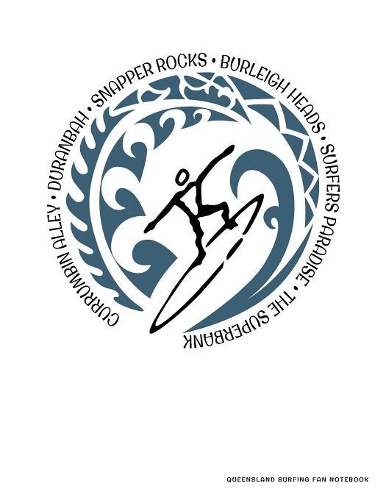 Queensland Surfing Fan Notebook