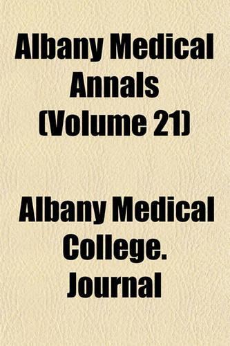Albany Medical Annals Volume 27