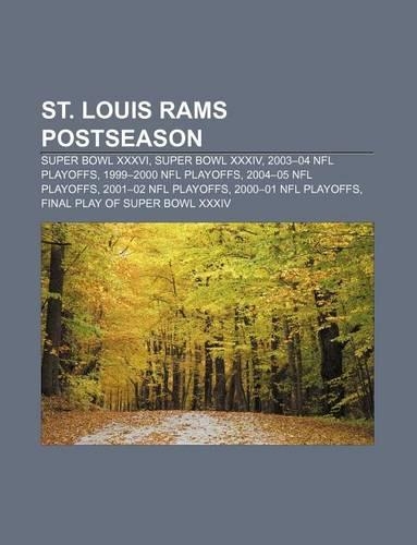 St. Louis Rams Postseason