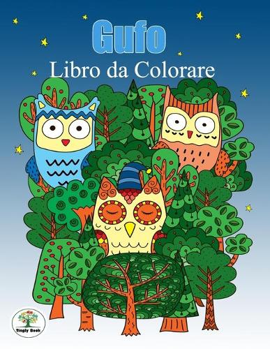 Gufo libro da colorare