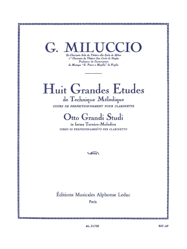 8 Grandes Etudes de Technique melodique