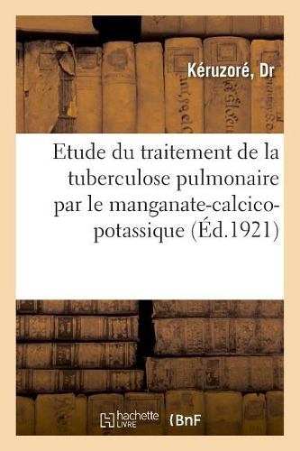 Contributions À l'Étude Du Traitement de la Tuberculose Pulmonaire