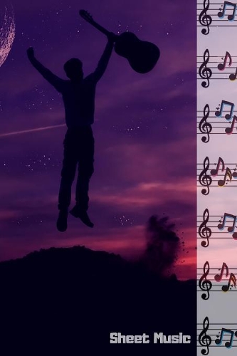 Blank Sheet Music Notebook - 100 Pages of Manuscript Paper