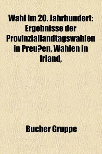 Wahl Im 20. Jahrhundert