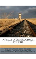 Annali Di Agricoltura, Issue 89
