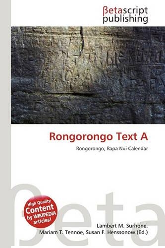 Rongorongo Text a