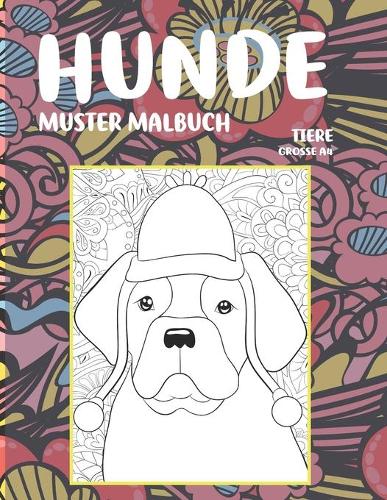 Muster Malbuch - Grosse A4 - Tiere - Hunde