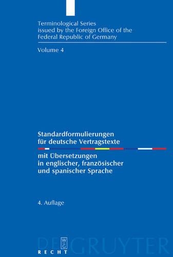 Standardformulierungen für deutsche Vertragstexte