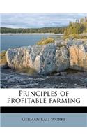 Principles of Profitable Farming