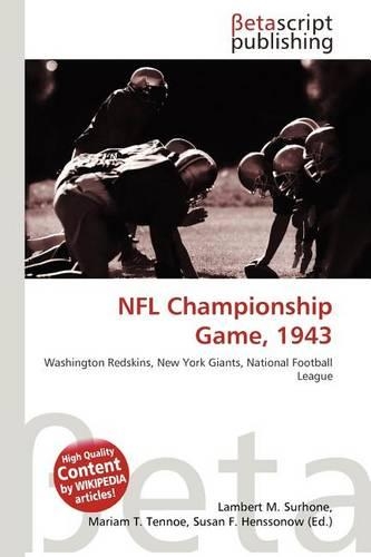 NFL Championship Game, 1943
