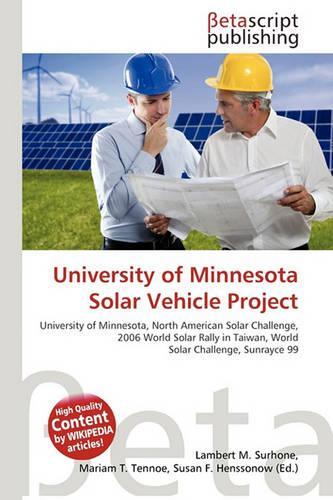 University of Minnesota Solar Vehicle Project
