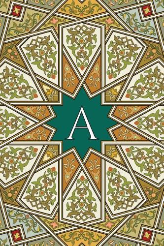 Monogram A Blank Book