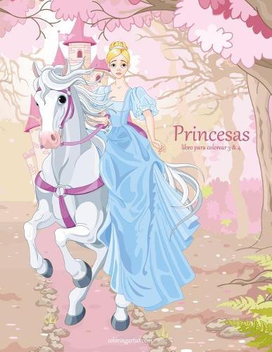 Princesas libro para colorear 3 & 4