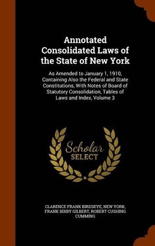 Annotated Consolidated Laws of the State of New York