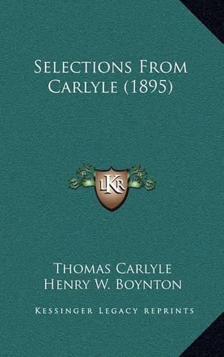 Selections from Carlyle (1895)