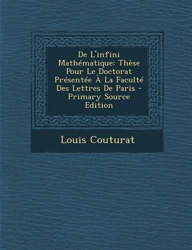 de L'Infini Mathematique