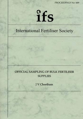 Official Sampling of Bulk Fertiliser Supplies